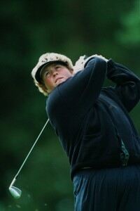 Laura Davies is renowned for her relaxed taste in ladies' golf shirts