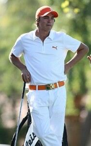 Rickie Fowler often opts for bright golf clothing.