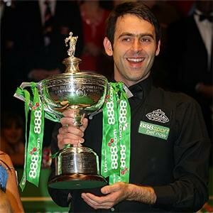 Ronnie O'Sullivan could soon be in need of golf clothing for his son.