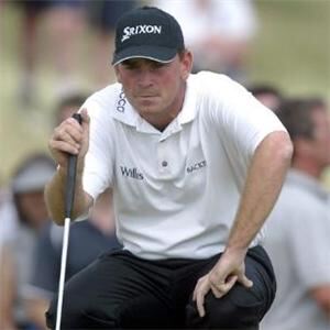 Thomas Bjorn wore an interesting performance golf shirt