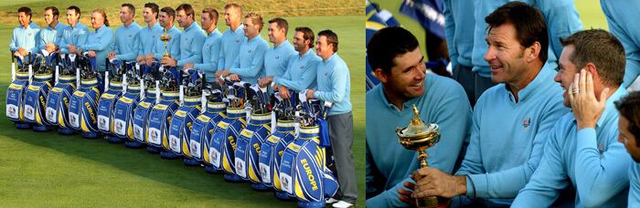 European Ryder Cup Team 2008 Valhalla - Glenmuir Light Blue Sweaters and Shirts European Ryder Cup Team 2008 Valhalla - Glenmuir Light Blue Sweaters and Shirts