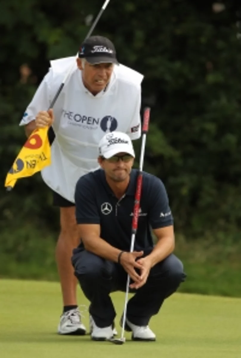Adam Scott's ex-caddie back for majors