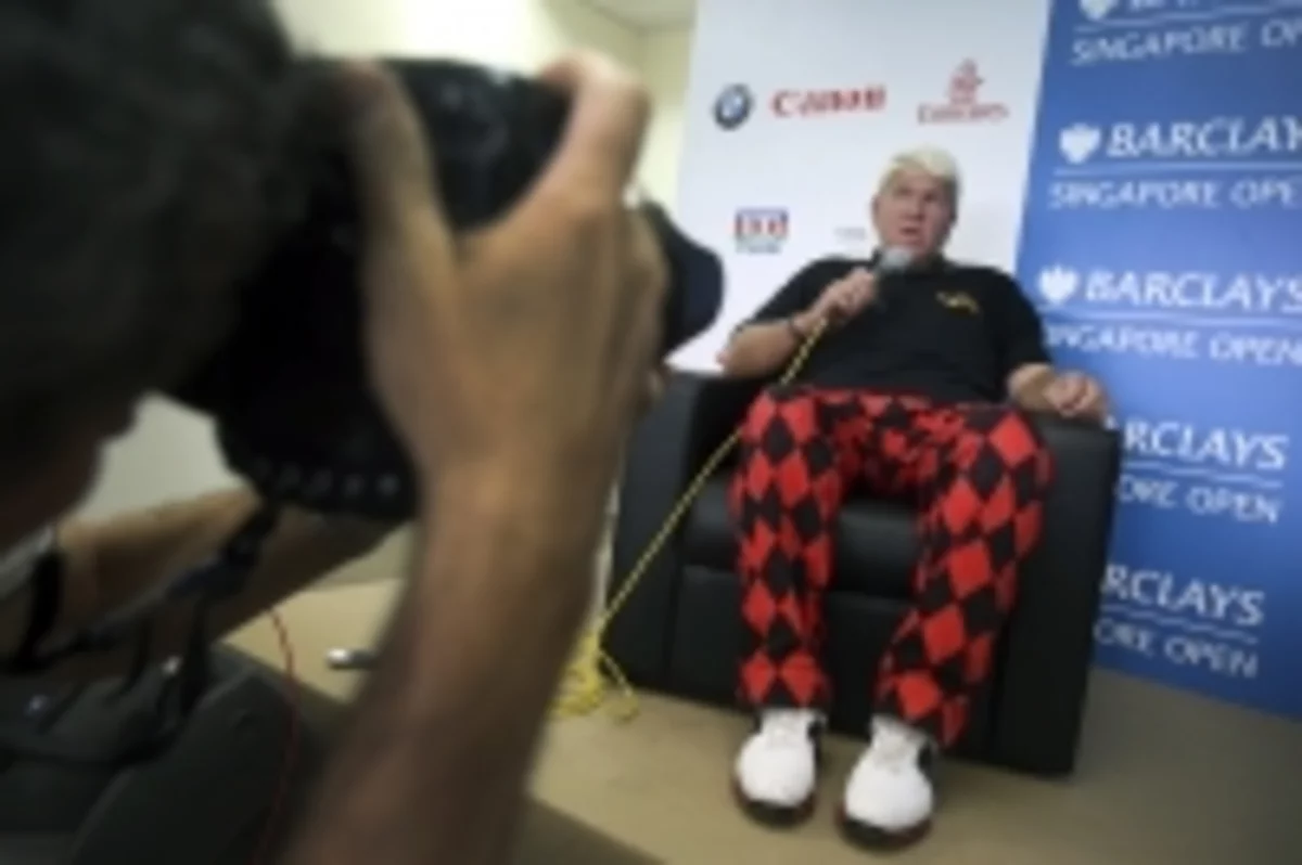 Bold golf trousers for John Daly
