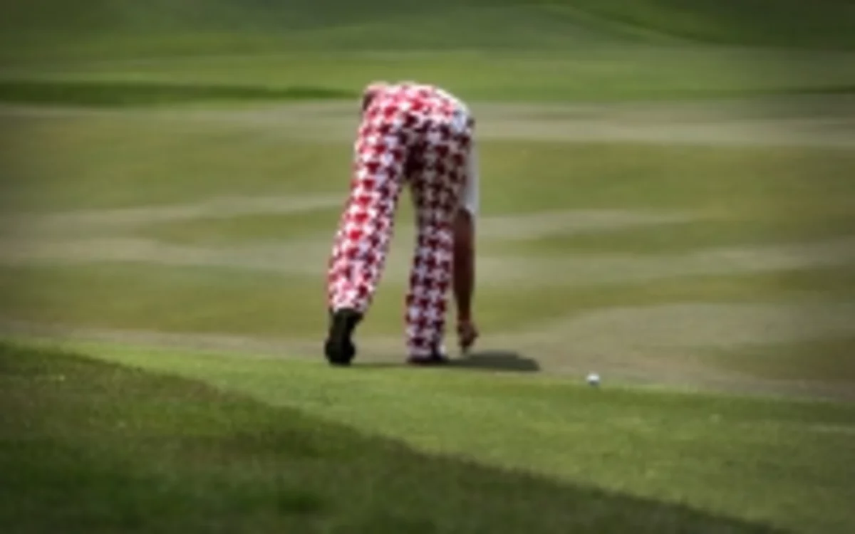 More bold golf trousers for Daly