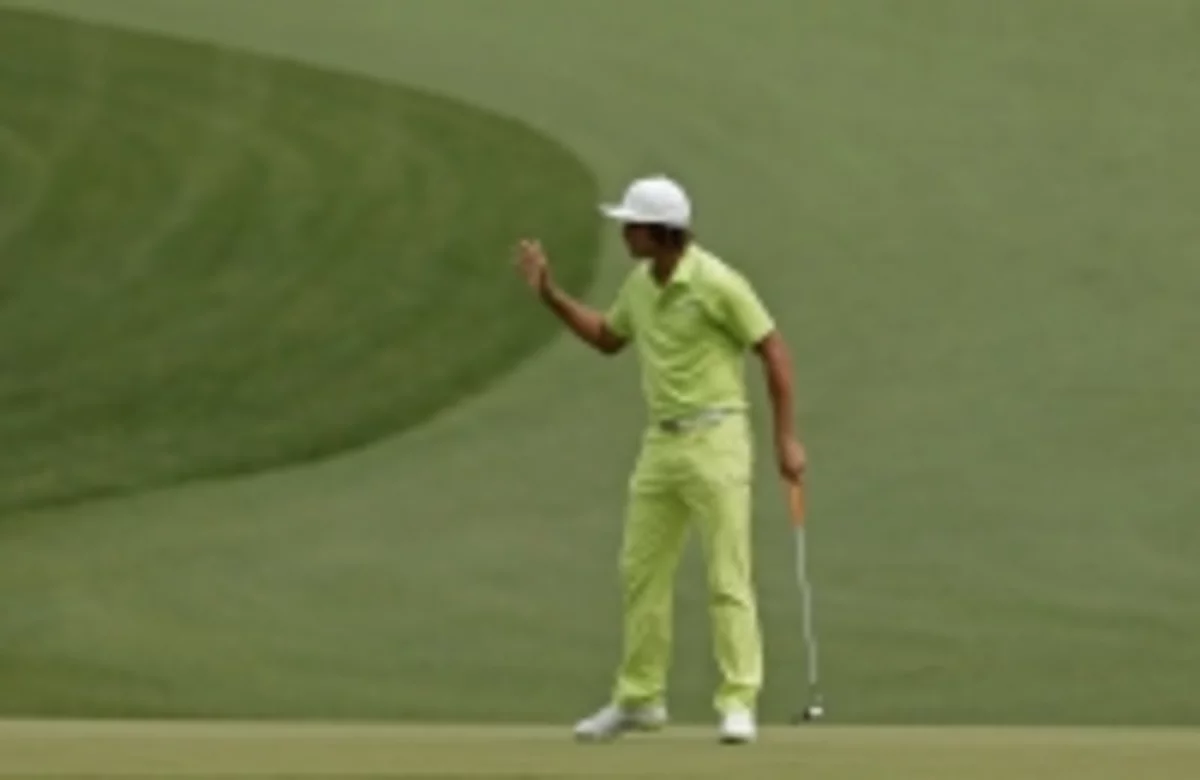 Seeing green at the Masters