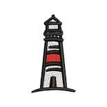 G004 Red White Light House