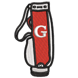 RED GOLF BAG