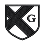 Glenmuir Saltire Shield Black