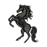 Rearing Horse Black