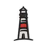 G004 Red White Light House