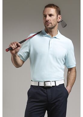 GLENMUIR MENS CLASSIC FIT COTTON PIQUE POLO SHIRT >