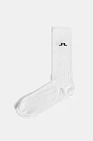 JL.1891 LONG SOCK J.Lindeberg x Glenmuir 1891 Cotton Long Socks - White