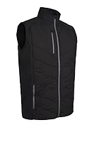 s.ANDORRA Padded Bonded Thermal Golf Gilet - Black Ridge/Gunmetal