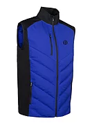 s.THE OPEN ANDORRA The Open Padded Bonded Thermal Golf Gilet - Electric Blue/Black