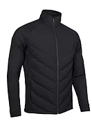 g.ARDEN Full Zip Thermal Padded Performance Heavyweight Golf Jacket - Black