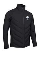 g.RYDER CUP ARDEN Ryder Cup Full Zip Thermal Padded Performance Heavyweight Golf Jacket - Black