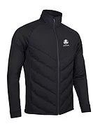 g.RYDER CUP ARDEN Ryder Cup Full Zip Thermal Padded Performance Heavyweight Golf Jacket - Black