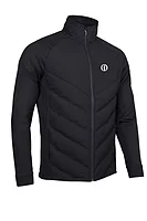g.THE OPEN ARDEN The Open Full Zip Thermal Padded Performance Heavyweight Golf Jacket - Black