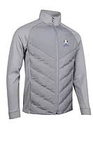 g.RYDER CUP ARDEN Ryder Cup Full Zip Thermal Padded Performance Heavyweight Golf Jacket - Mid Grey Marl