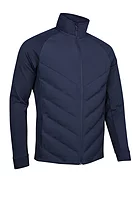 g.ARDEN Full Zip Thermal Padded Performance Heavyweight Golf Jacket - Navy
