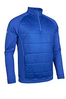 g.ARRAN Quarter Zip Performance Hybrid Midweight Golf Midlayer - Ascot Blue