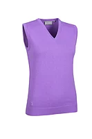 g.ASTRID SALE V Neck Cotton Lightweight Golf Slipover Sale - Amethyst
