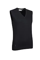 g.ASTRID V Neck Cotton Lightweight Golf Slipover - Black