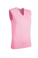 g.ASTRID V Neck Cotton Lightweight Golf Slipover - Candy