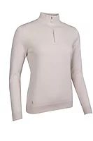 g.AVA Quarter Zip Cotton Lightweight Golf Sweater - Linen