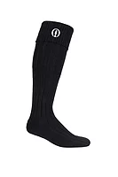 g.THE OPEN BIRKDALE The Open Knee High Cushioned Cotton Golf Socks - Black