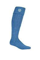 g.THE OPEN BIRKDALE The Open Knee High Cushioned Cotton Golf Socks - Cornflower