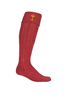 g.RYDER CUP BIRKDALE Ryder Cup Knee High Cushioned Cotton Golf Socks - Terracotta