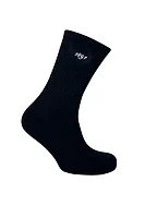 g.DUNBAR 2 Pair Pack Cotton Crew Golf Socks - Black