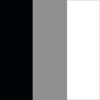 Black/Gunmetal/White