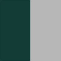Bottle Green/Light Grey