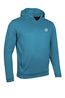 g.THE OPEN CAMERON The Open Hooded Performance Midweight Golf Midlayer - Lagoon Munro Print
