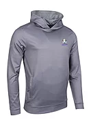 g.RYDER CUP CAMERON Ryder Cup Hooded Performance Midweight Golf Midlayer - Light Grey Herringbone