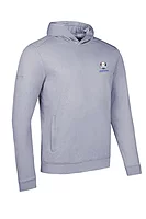 g.RYDER CUP CAMERON Ryder Cup Hooded Performance Midweight Golf Midlayer - Light Grey Marl