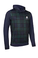 g.RYDER CUP CAMERON Ryder Cup Hooded Performance Midweight Golf Midlayer - Navy/Tartan