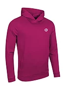 g.THE OPEN CAMERON The Open Hooded Performance Midweight Golf Midlayer - Raspberry