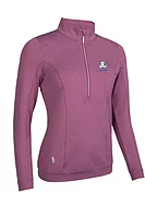 g.RYDER CUP CARINA Ryder Cup Quarter Zip Lightweight Shaped Performance Golf Midlayer - Raspberry Marl