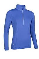 g.CARINA Quarter Zip Lightweight Shaped Performance Golf Midlayer - Tahiti