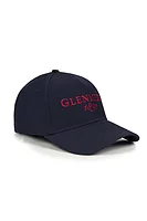 g.COWAN LOGO Structured Performance Logo Golf Cap - Navy/Garnet