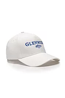 g.COWAN LOGO Structured Performance Logo Golf Cap - White/Tahiti