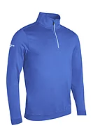 g.CRAIL Quarter Zip Contrast Rib Performance Midweight Golf Midlayer - Tahiti