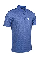 g.THE OPEN CRAWFORD The Open Printed Performance Golf Shirt - Tahiti/White Floral