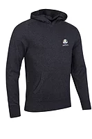 g.RYDER CUP CROSSFORD Ryder Cup Saddle Sleeve Touch of Cashmere Midweight Golf Hoodie - Charcoal Marl