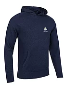g.RYDER CUP CROSSFORD Ryder Cup Saddle Sleeve Touch of Cashmere Midweight Golf Hoodie - Navy Marl
