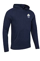 g.RYDER CUP CROSSFORD Ryder Cup Saddle Sleeve Touch of Cashmere Midweight Golf Hoodie - Navy Marl