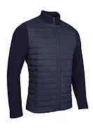 g.DALTON Full Zip Knitted Hybrid Padded Golf Jacket - Navy
